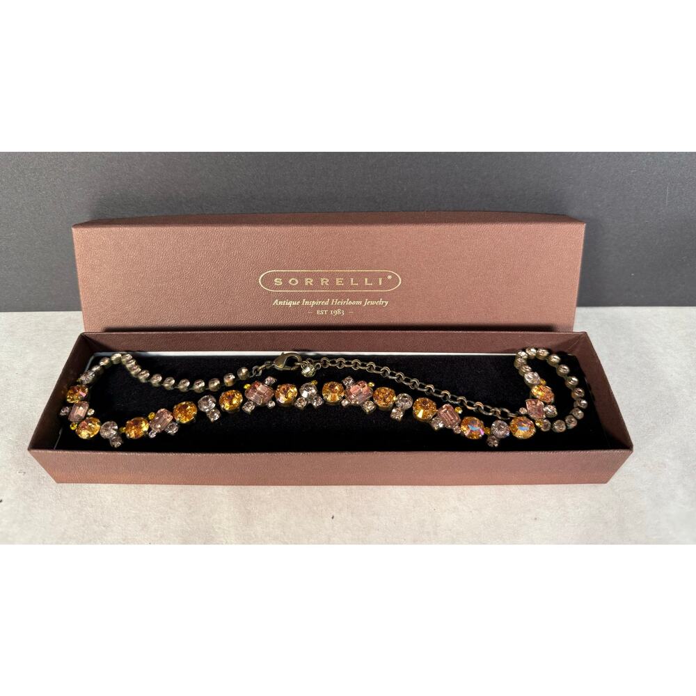 Sorelli 18" Necklace Antique Inspired Heirloom Costume Jewelry